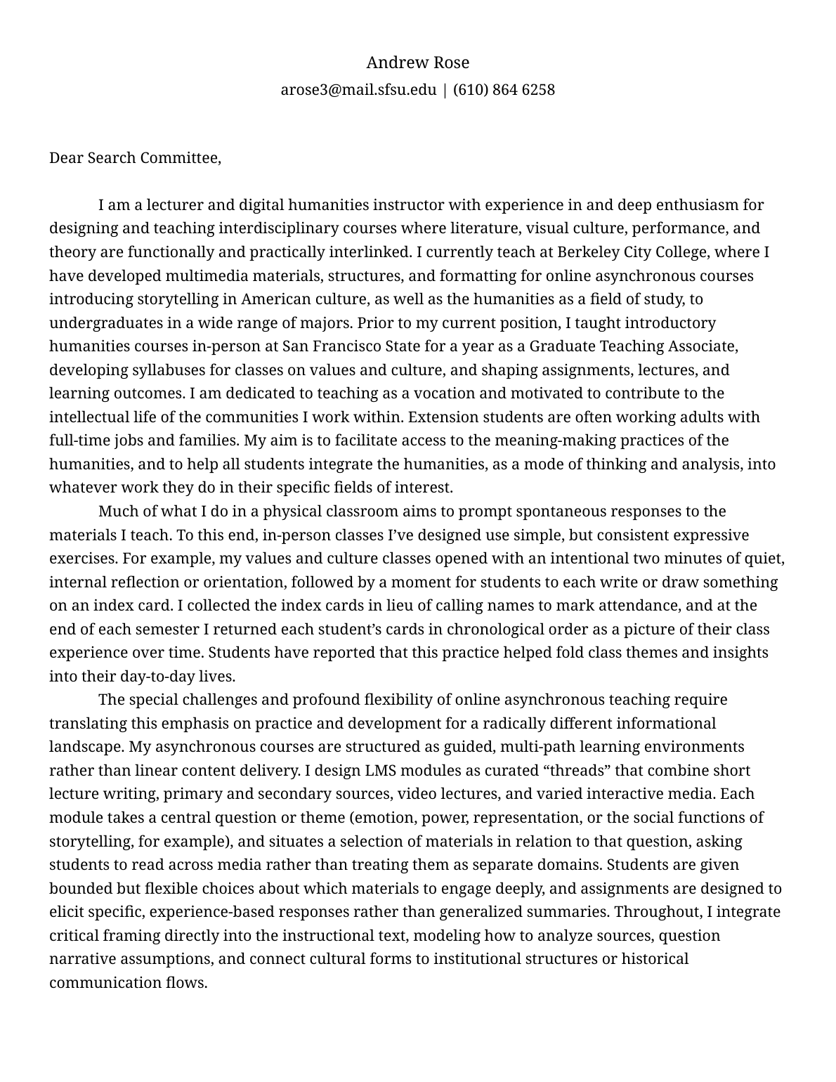 Cover letter PDF page 1
