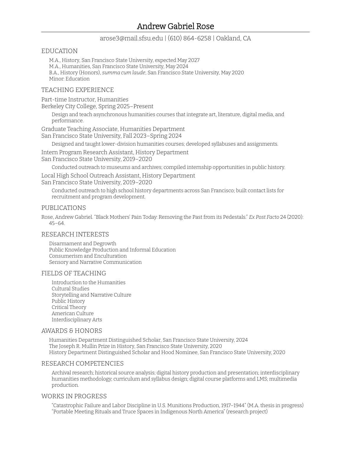 CV PDF page 1